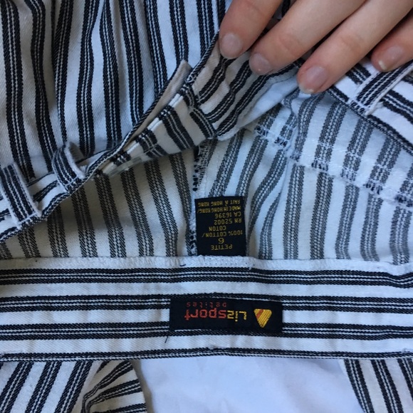 PERFECT vintage trousers black and white stripes - Picture 6 of 8